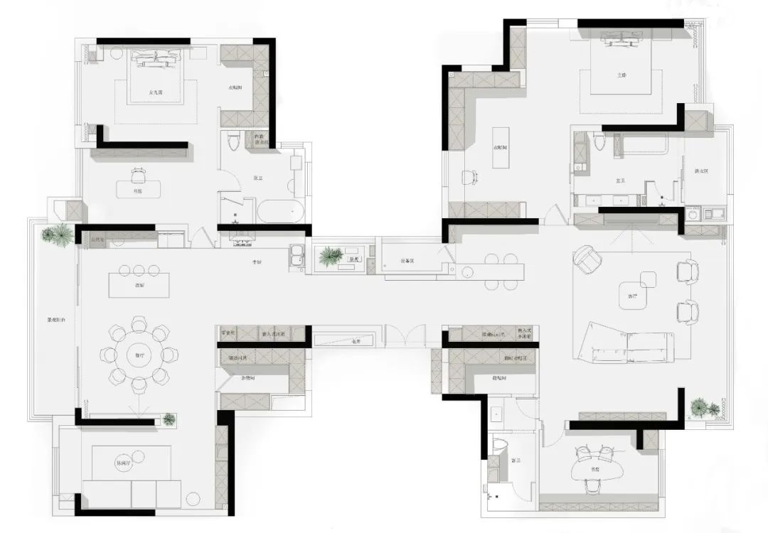 重庆长江铭著 300㎡住宅丨中国重庆丨MS MORE-54