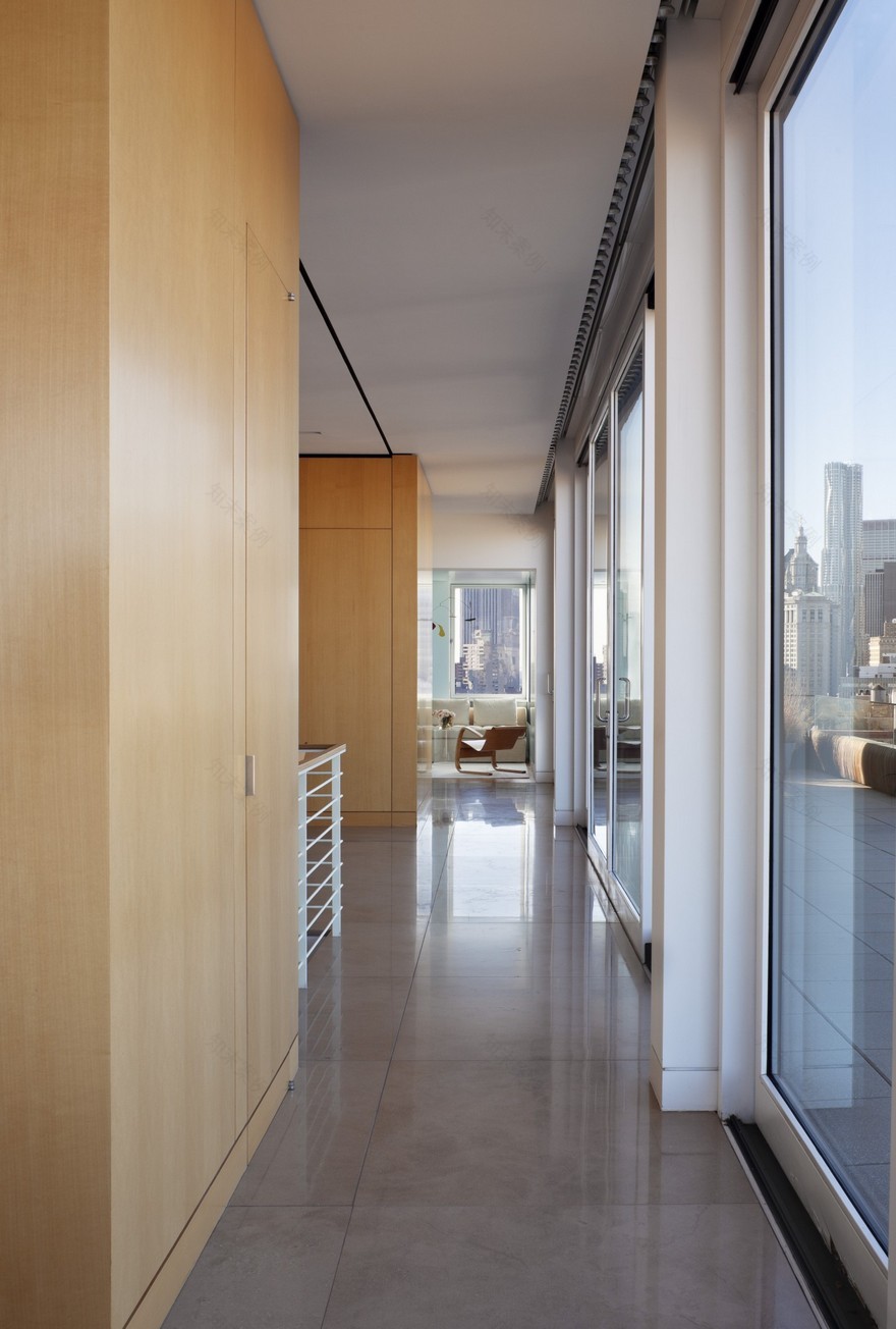 曼哈顿顶层公寓 | 无缝复式空间与城市景观的完美融合-19