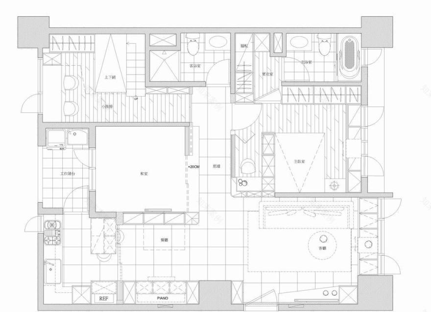 禾创设计团队打造日式清雅亲子宅-24