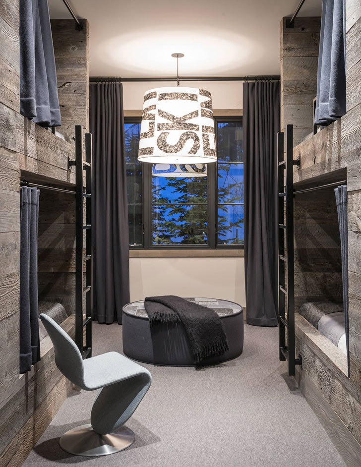 美国蒙大拿州惊艳现代木屋-14