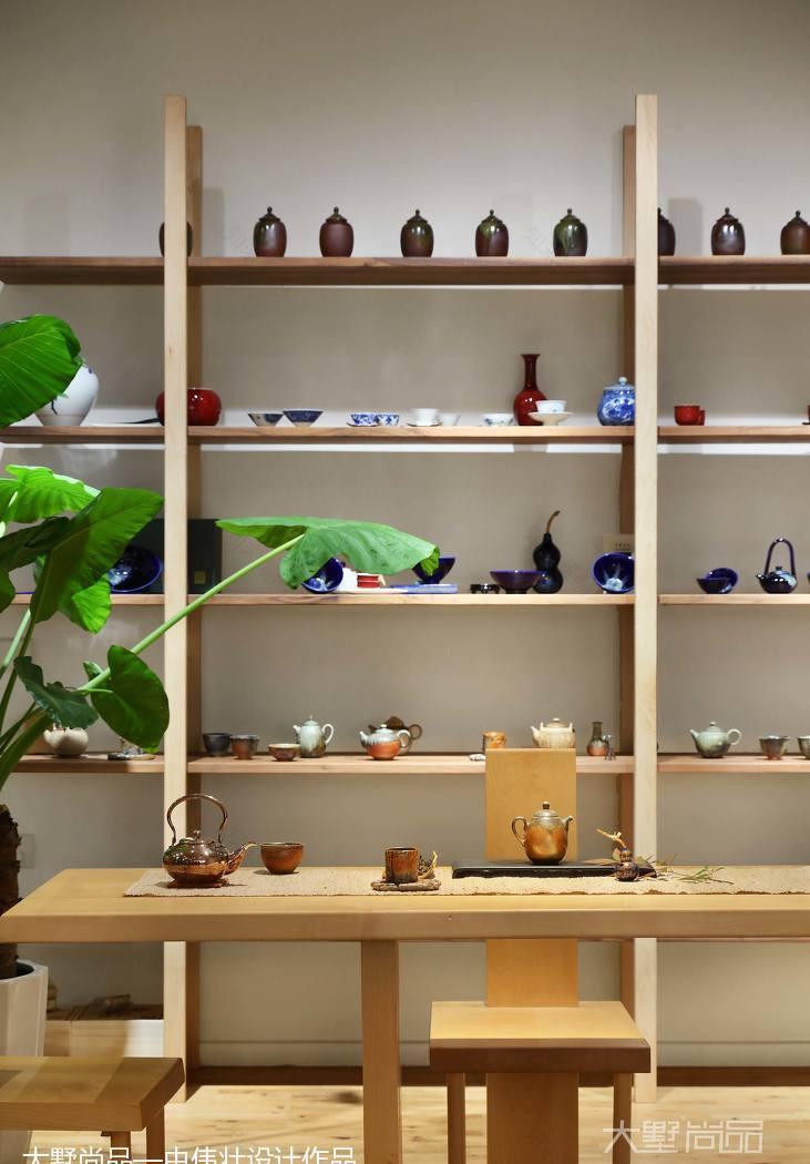 "新中式禅意茶室 | 品茶论道,挥毫泼墨"-10