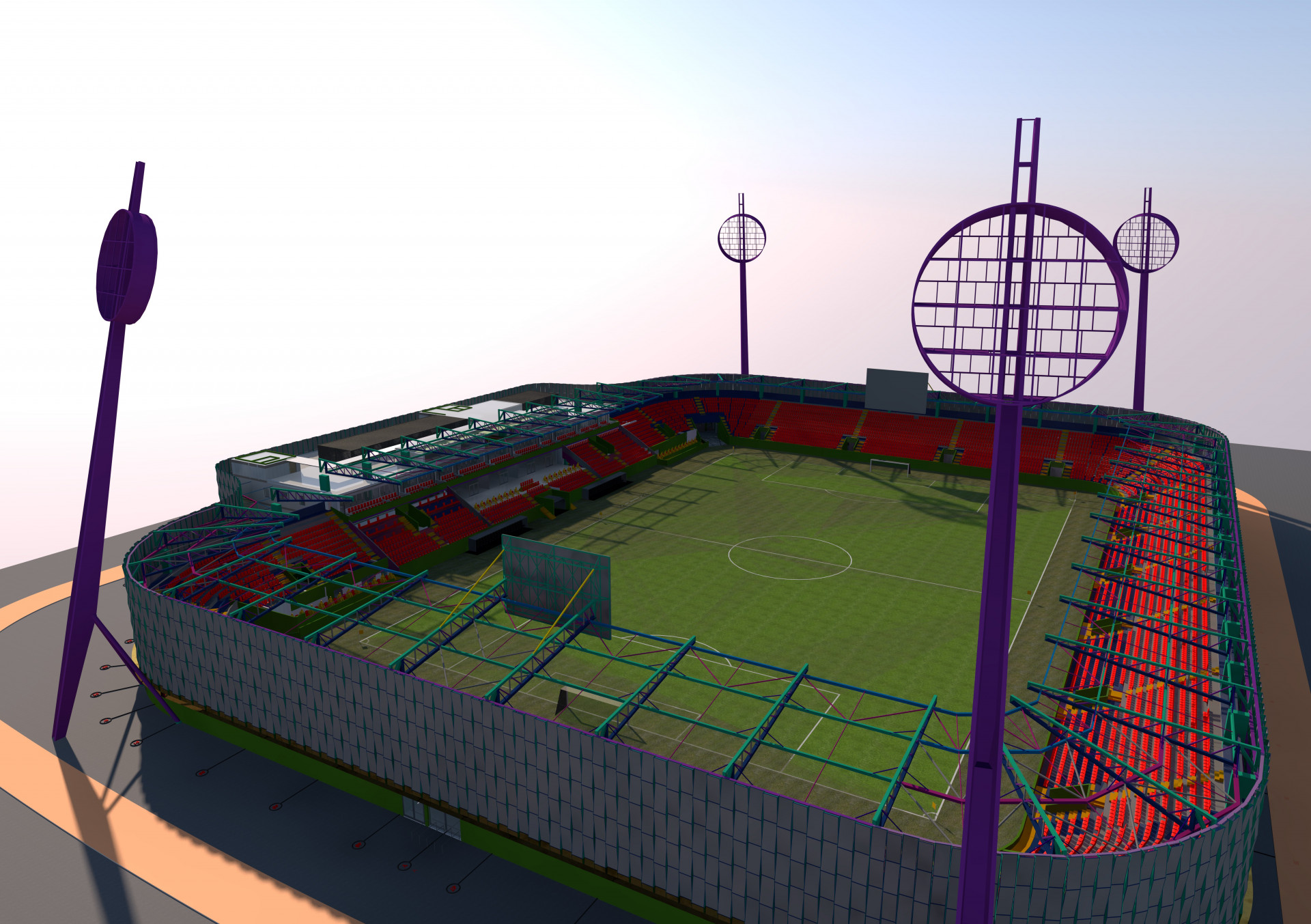 赫拉德茨克拉洛韦新多功能足球场丨ARCHaPLAN-34