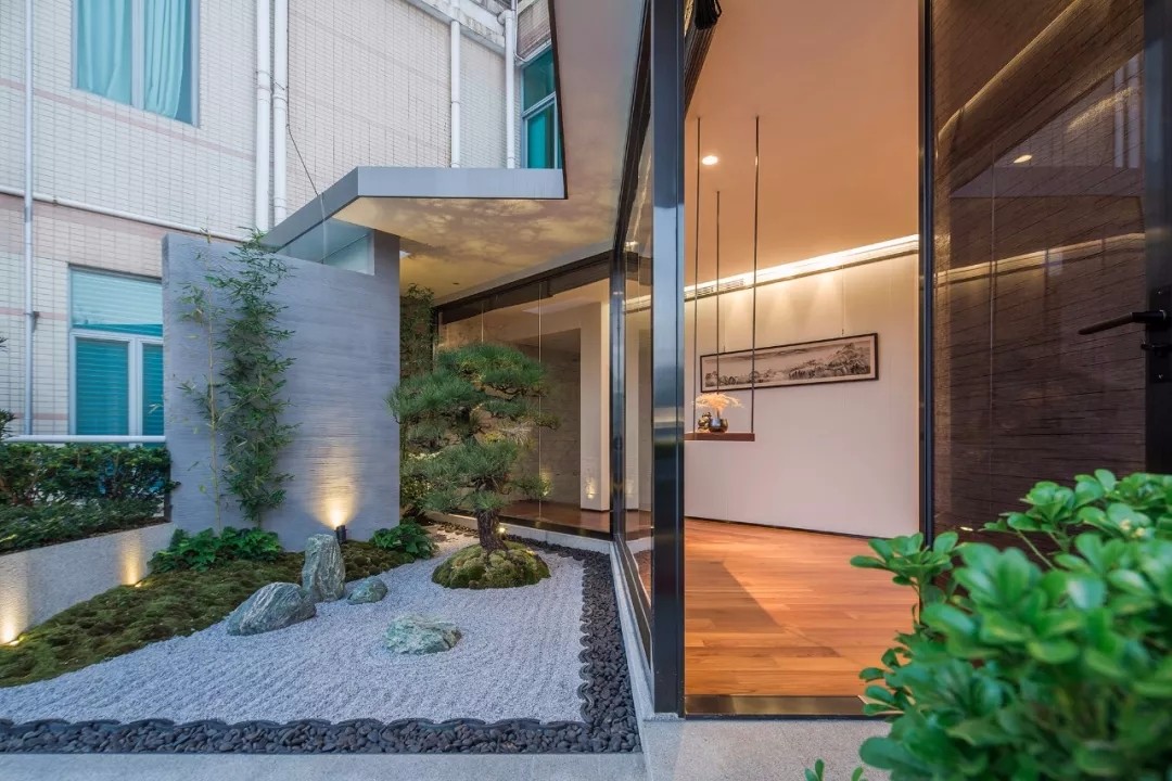 新中式茶舍 | 木质古典水墨空间-17