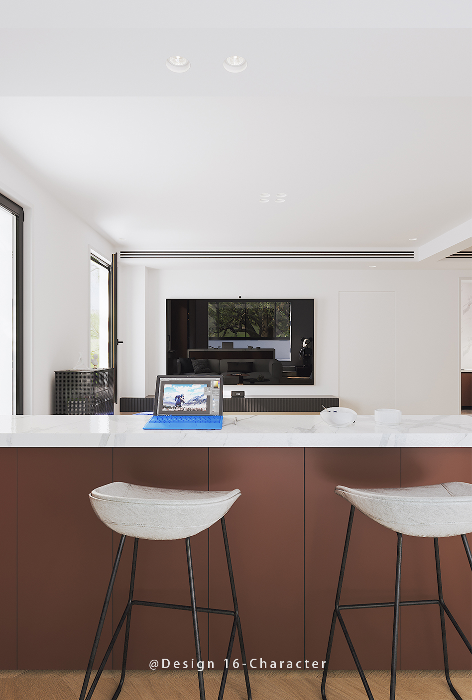 极简红白空间 | 少即是多，热烈与纯洁的碰撞-26