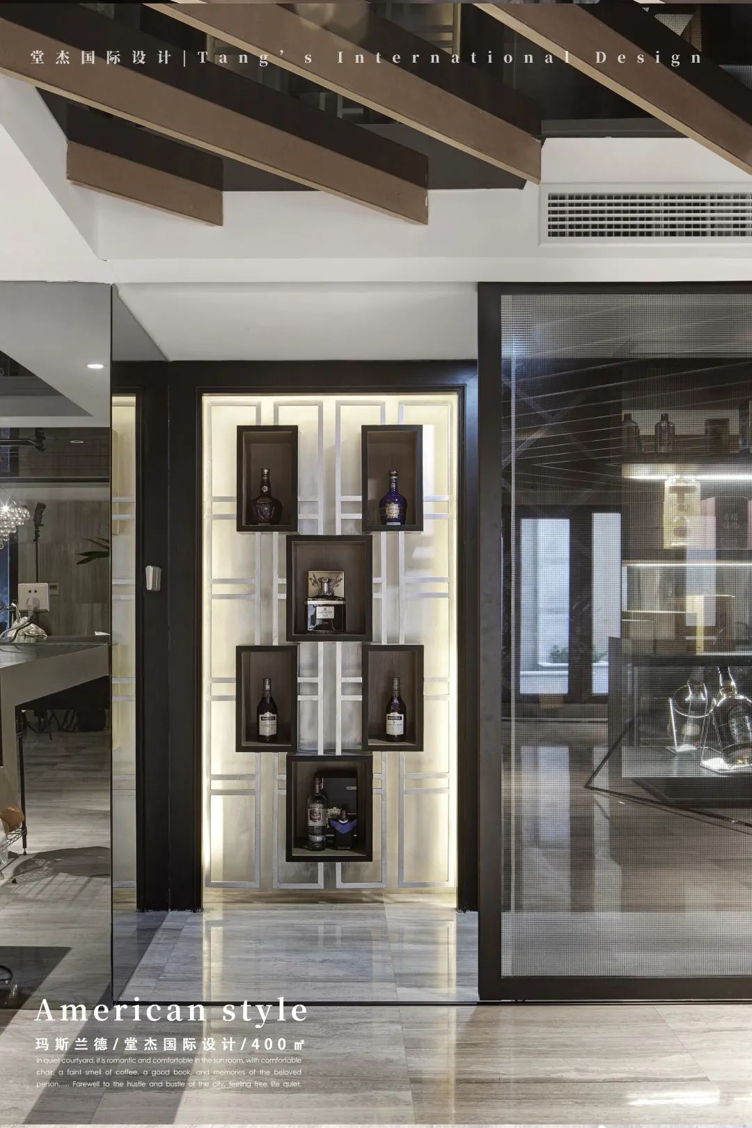 南京玛斯兰德 400㎡美式融合风格别墅丨中国南京丨堂杰国际设计-60