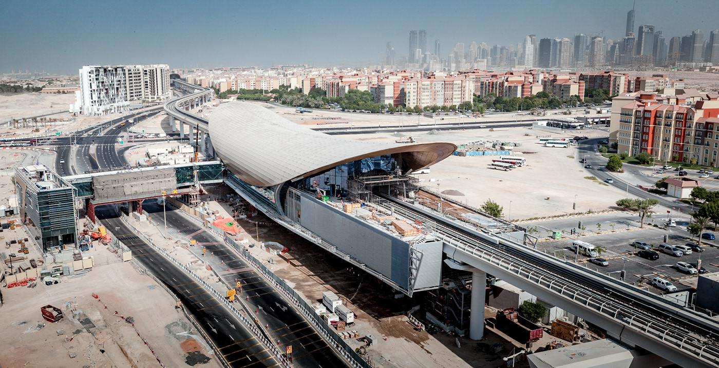 迪拜地铁 R71 线发现花园站 | 五年建设历程的惊艳终点-6
