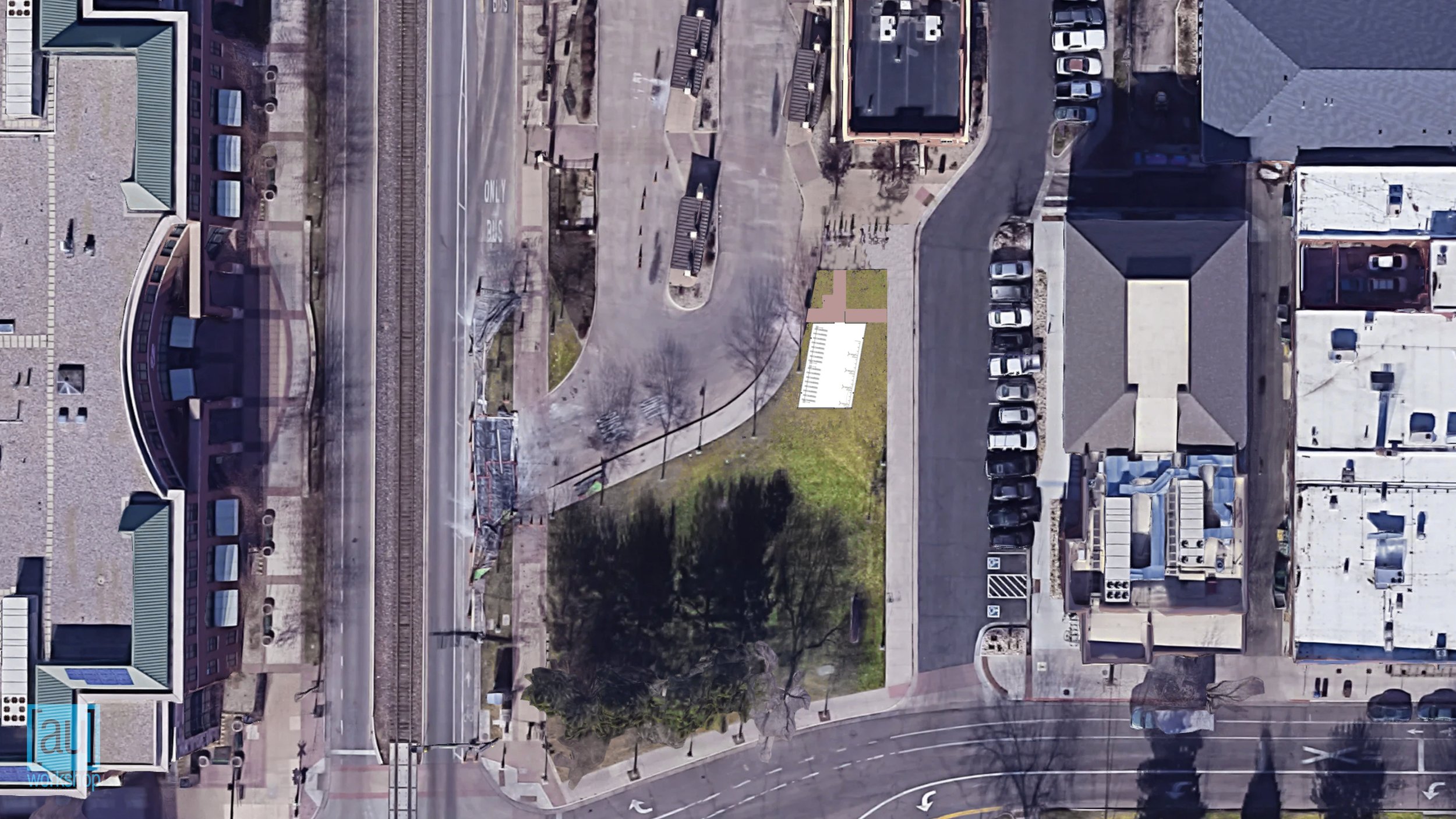 北公交枢纽站自行车棚丨United StatesFort Collins-11