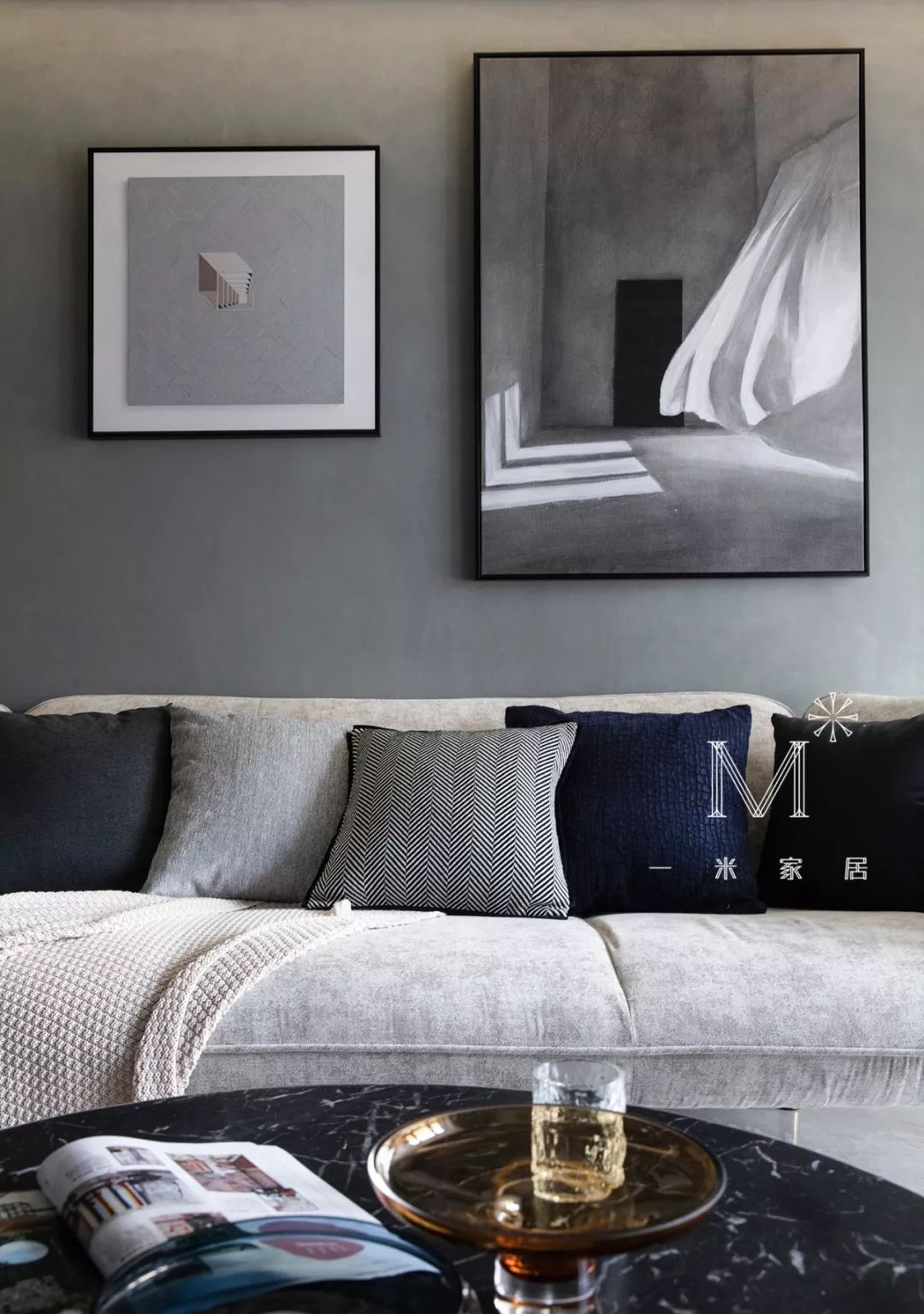 常州 89 平现代婚房，裸感水泥漆打造个性温暖空间-18