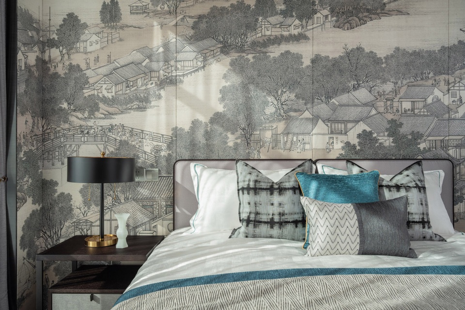 惠州蓝光半岛公馆 | 灰色调演绎现代东方奢雅-23