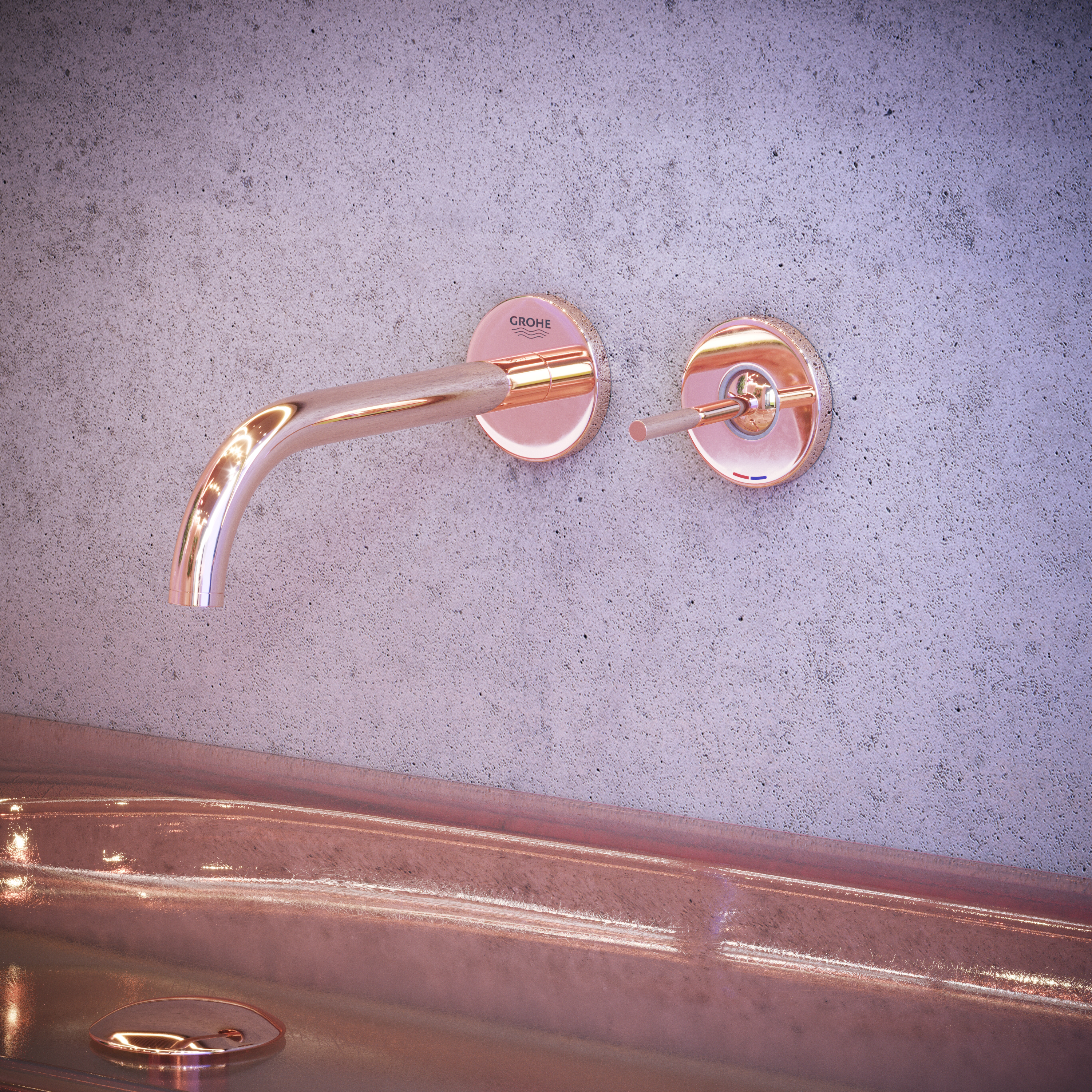 Pink bathroom in London-5