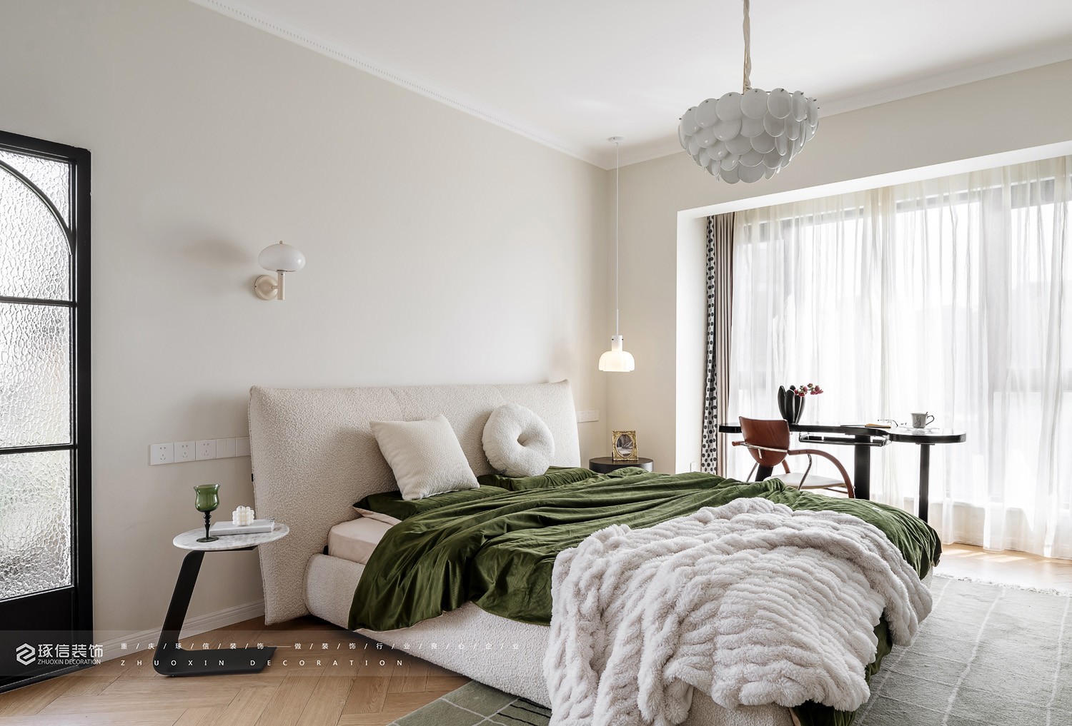 123m² 简约至美,品味法式风丨琢信装饰-25