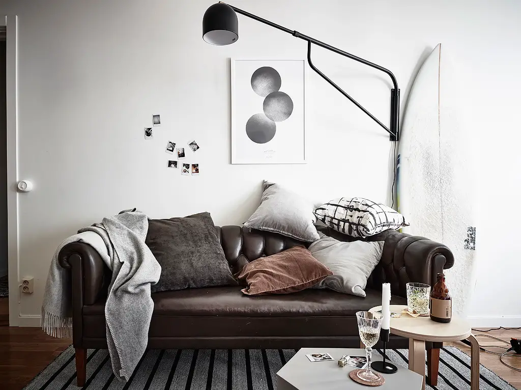 哥德堡一室一厅开放式厨房公寓设计-2