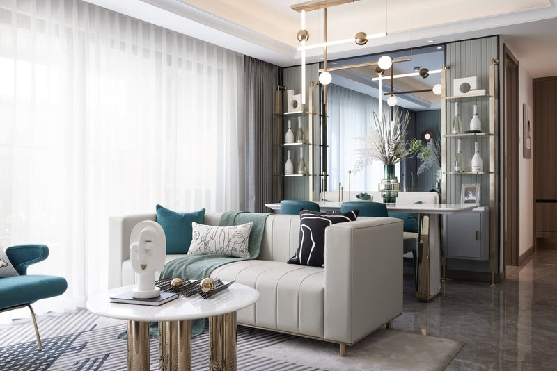 浦江千禧公园95户型——轻奢都会风格塑造年轻时尚的都会文艺空间-7