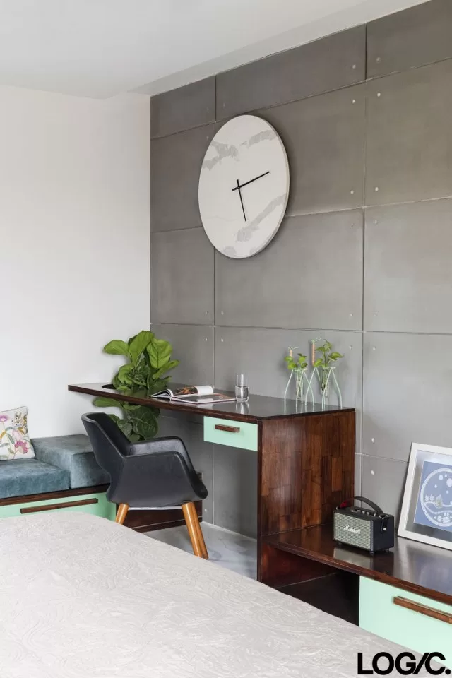 A Spacious, Colour-Rich House Of Curves Designed With Open And Airy Spaces | Logic Architecture + Research - The Architects Diary-17