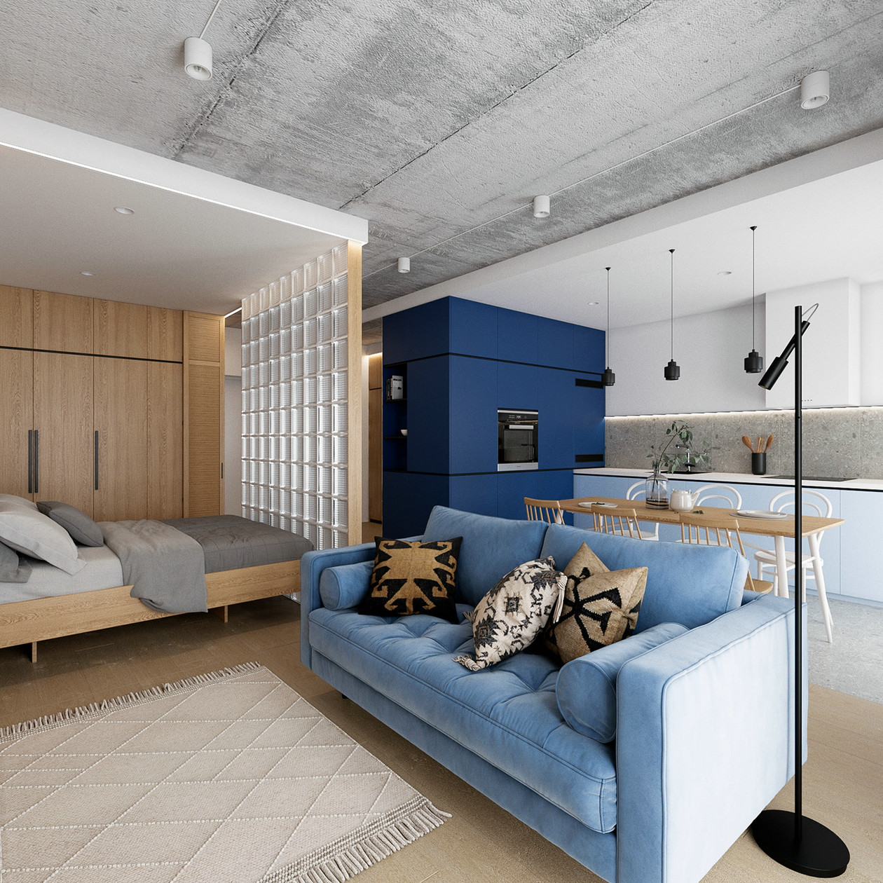 40㎡开放式空间设计-1