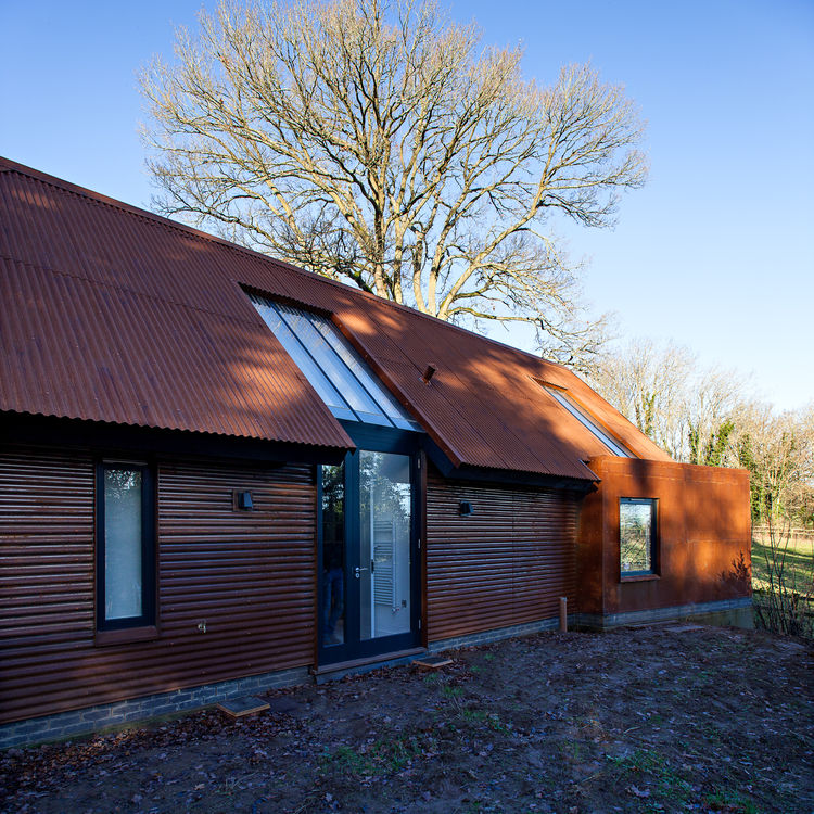 带生锈铁制塔楼的传统乡村别墅扩建丨英国格洛斯特丨Chris Dyson Architects-17