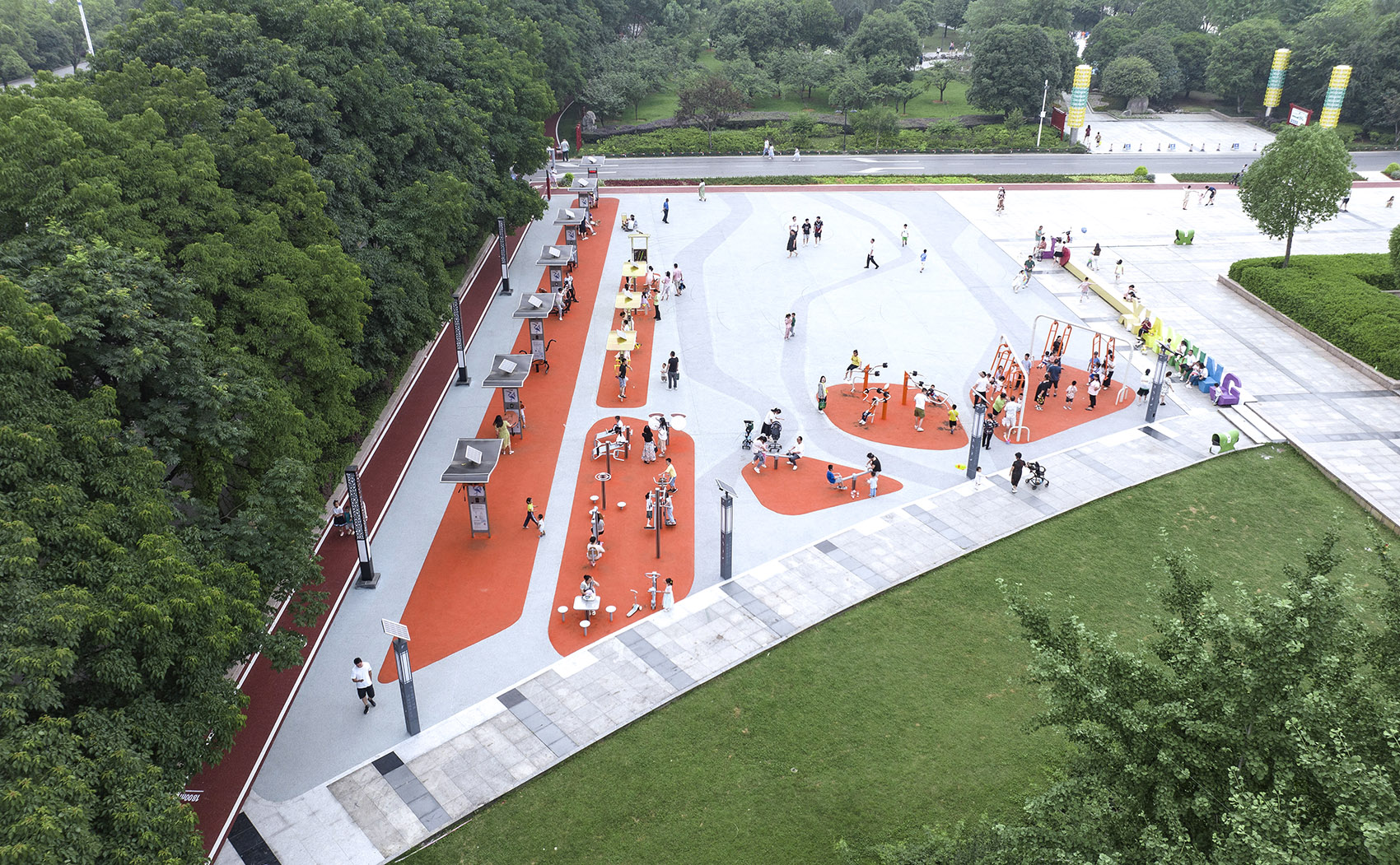 咸宁人民广场公园丨中国咸宁丨筑原景观-21