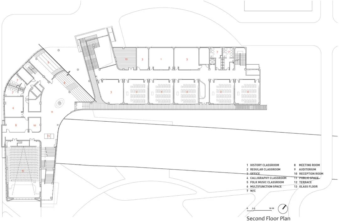 桥上教学楼 – 盐城外国语学校创新中心丨中国盐城丨Perform 普泛建筑-149