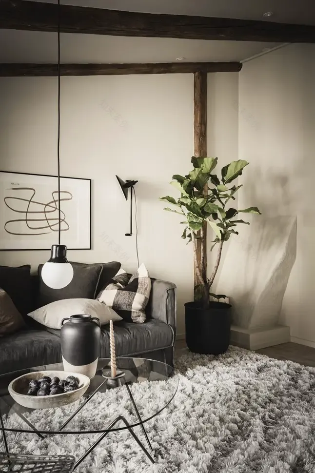 瑞典 1898 年老建筑 44m2 秋日公寓设计-2