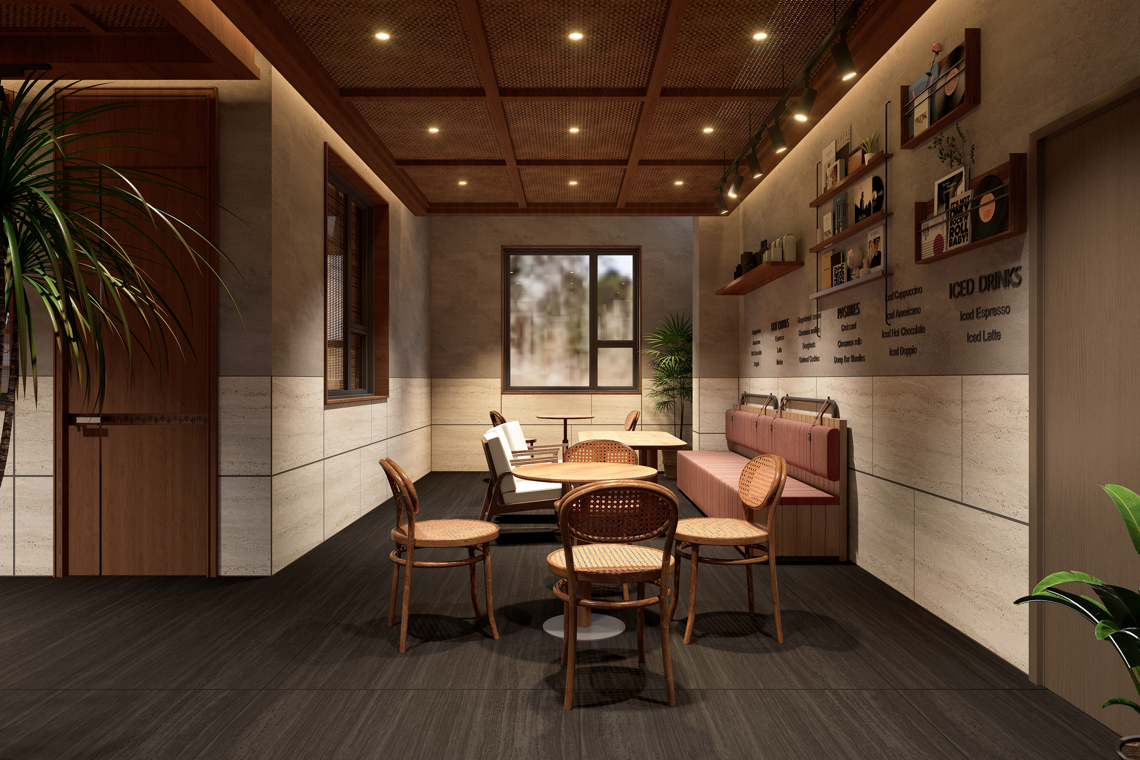 光影落藤椅，咖啡暖人心-6