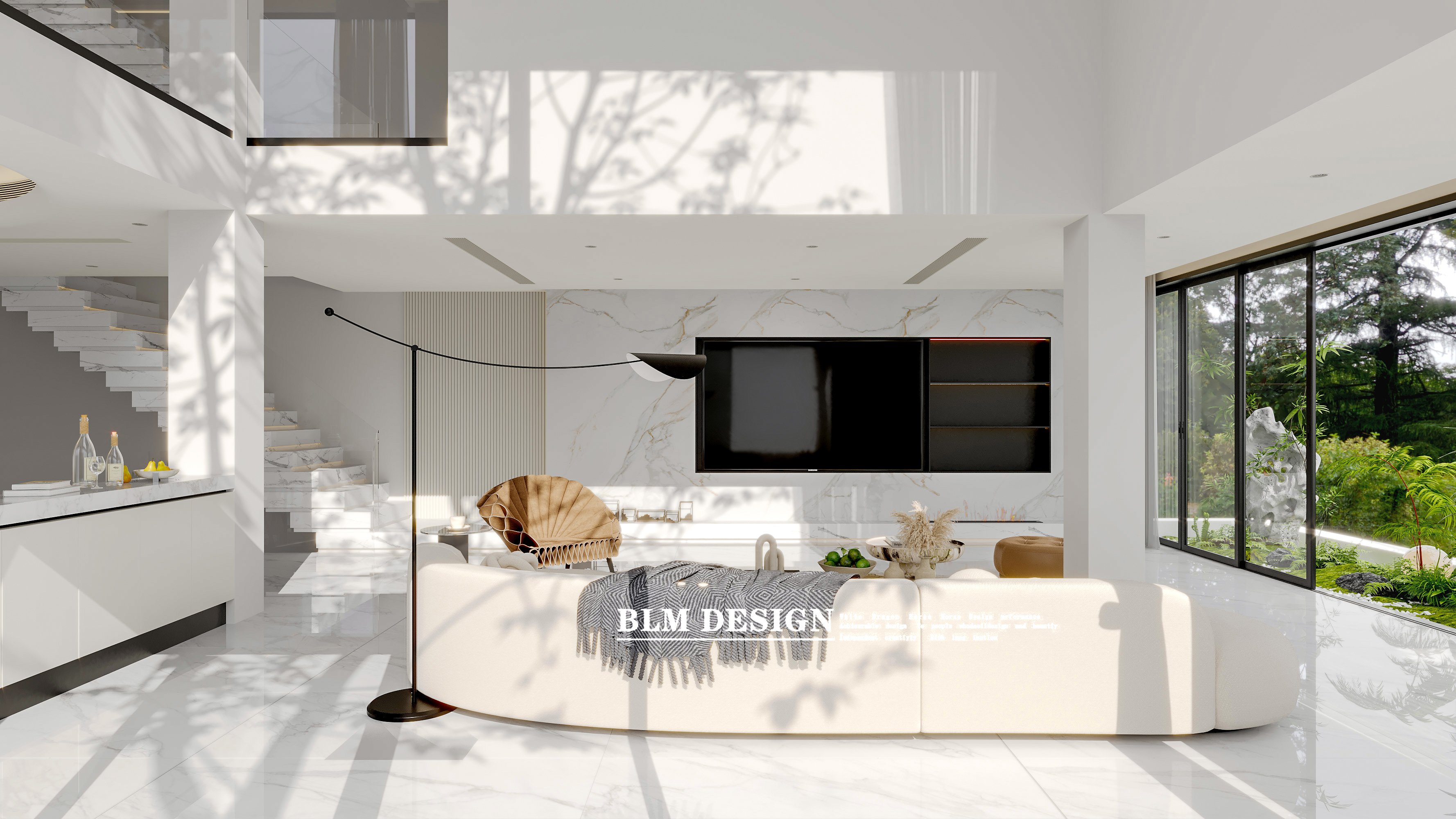 别墅现代装修案例-0