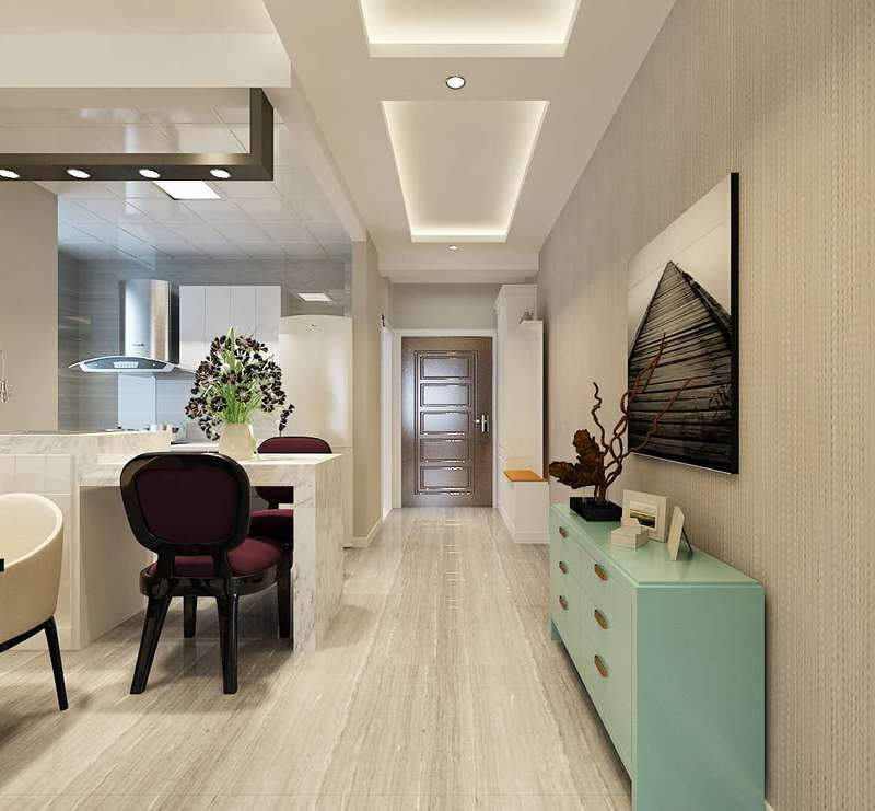 《林翠苑》98 平简约风设计丨中国盘锦丨盘锦楚航装饰-6