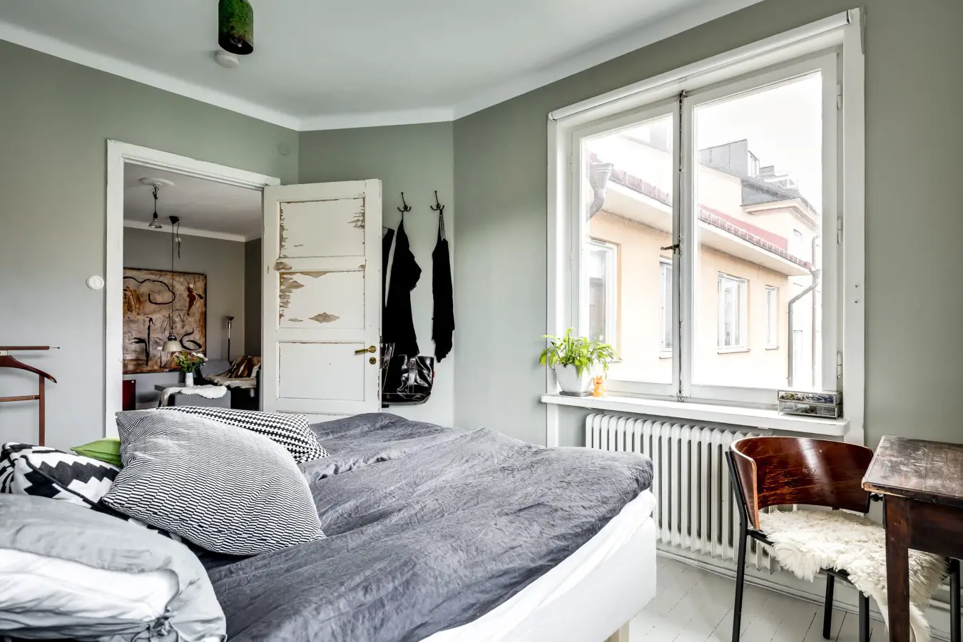 瑞典独特公寓 | 经典格局，别样设计-14