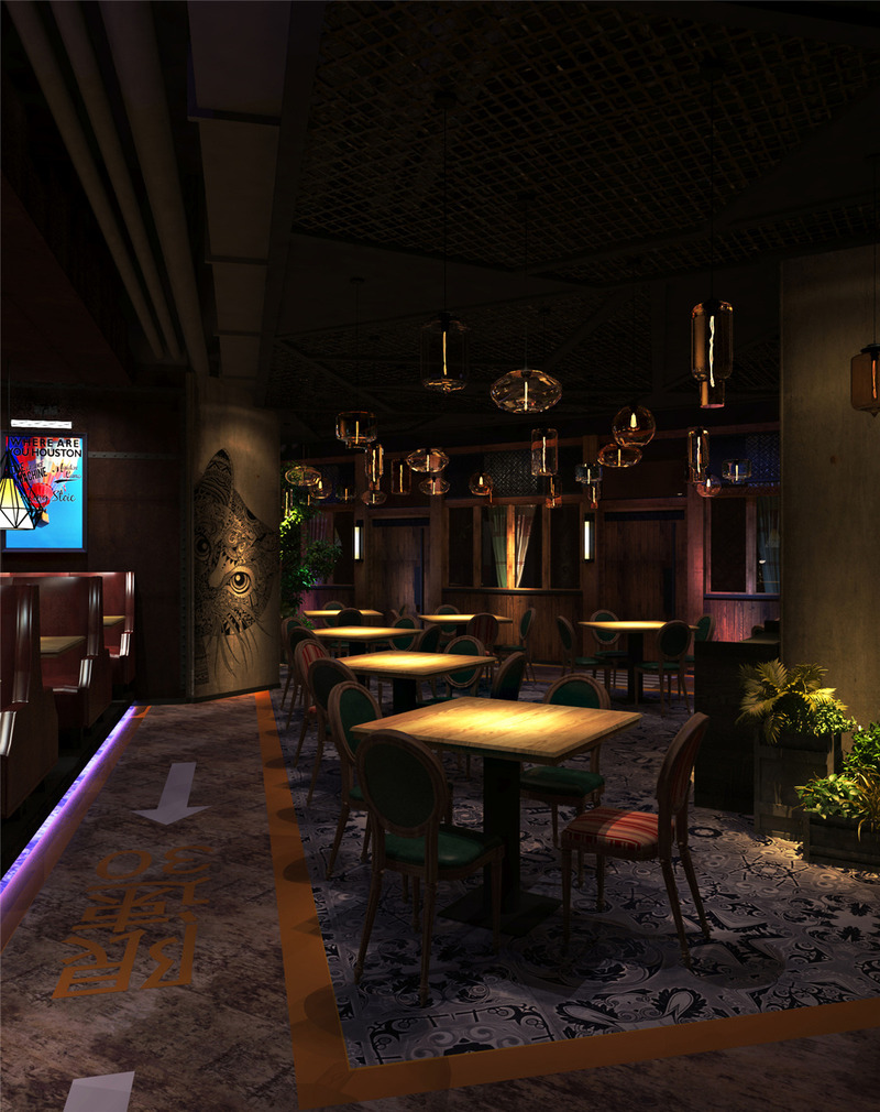 杭州品尚设计︱重庆很高兴见到你餐厅设计-2