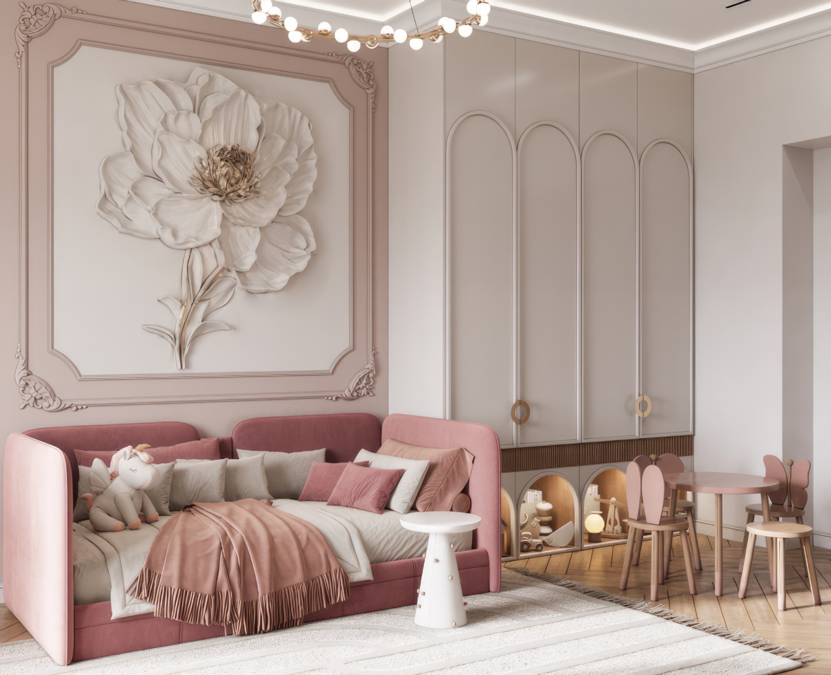 Baby girl's bedroom design-2