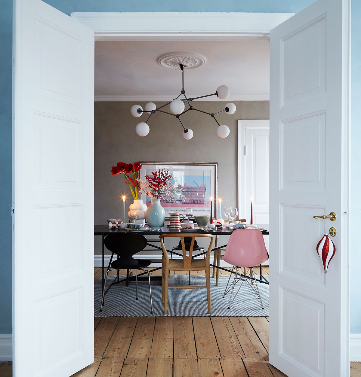 哥本哈根优雅圣诞公寓设计-1