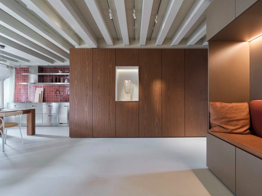 Ca’ Nichetto Frames Venetian Memory in a Two-Level Apartment-5