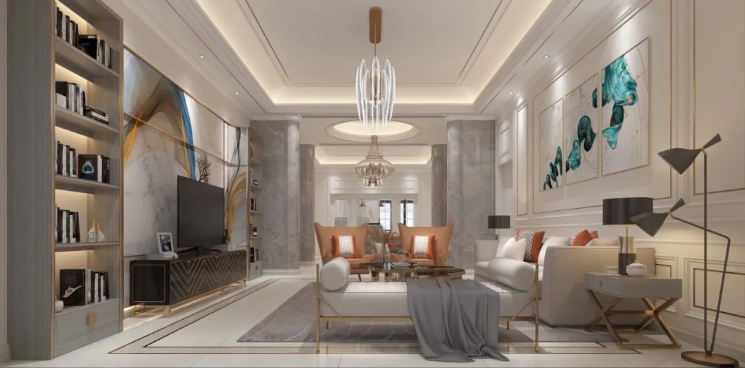 荣和尊府轻奢家居,低调奢华的艺术空间-9