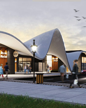 Mini Mall And Gas Station