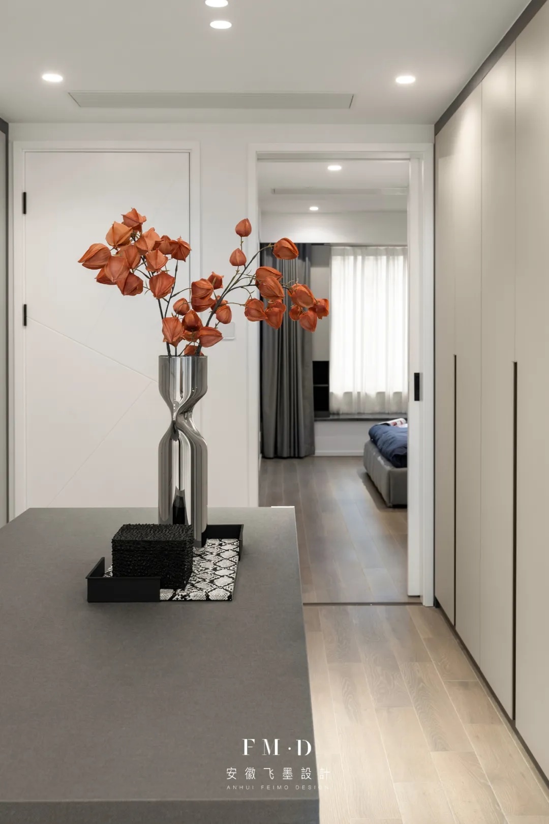 《山河远阔》· 合肥160㎡现代简约婚房设计丨中国合肥丨安徽飞墨设计-61
