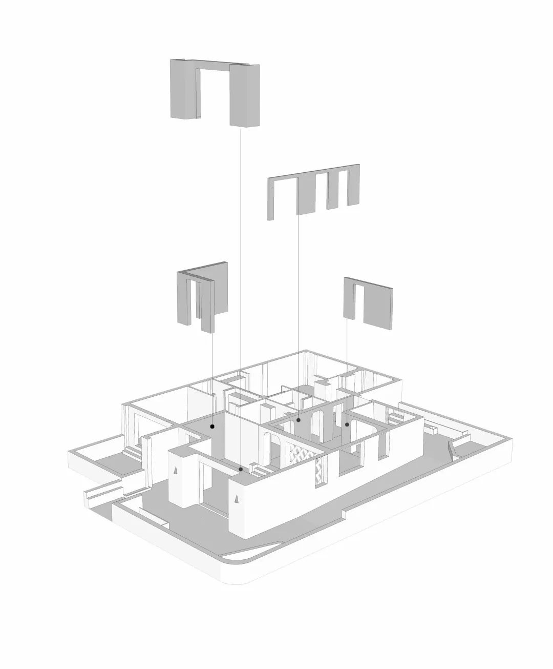 杭州竹径茶语排屋改造 | 现代质感与游牧图腾的混搭美学-54