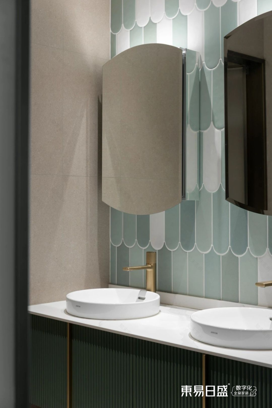 280平现代风复式装修,新中式元素巧妙融合,档次瞬间翻倍-65