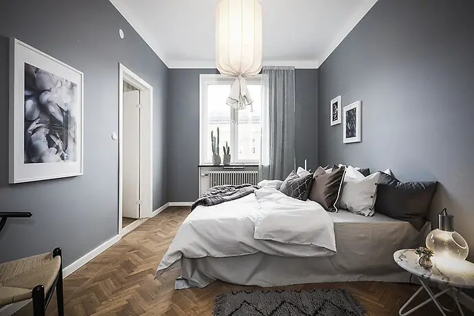 瑞典 110 平米老建筑里的现代魅力-13