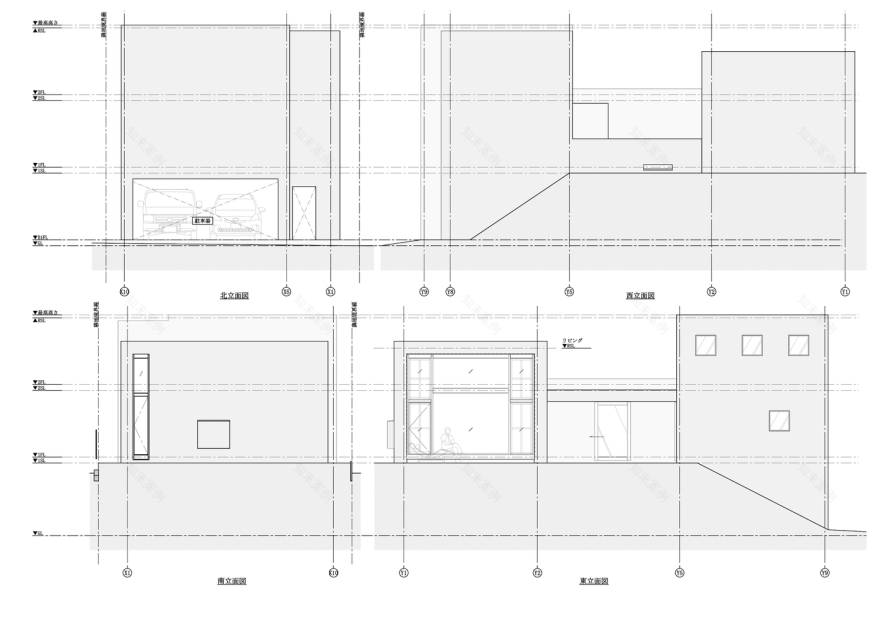 日本 Nagakute 现代白橡木住宅-18