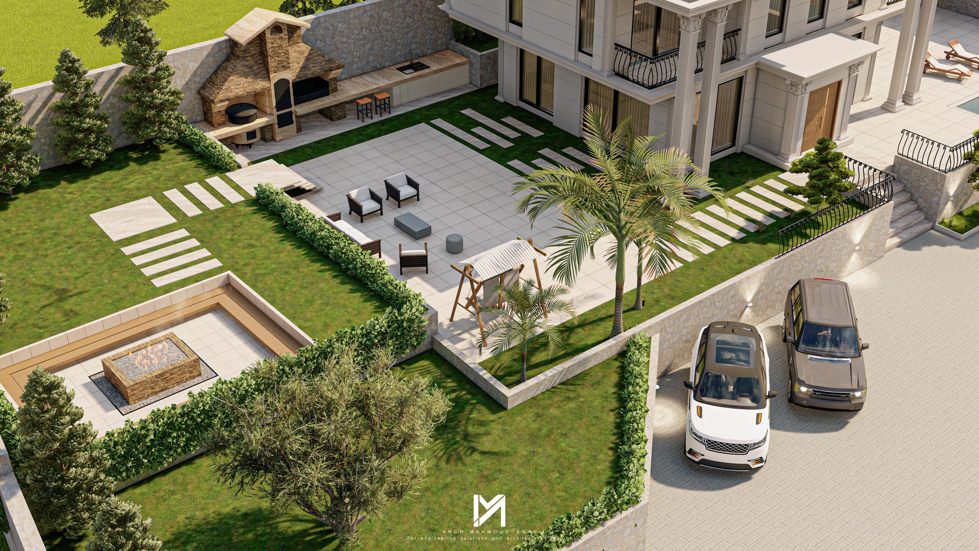 MODERN VILLA DESIGN WITH LANDSCAPE - IRAQ-2