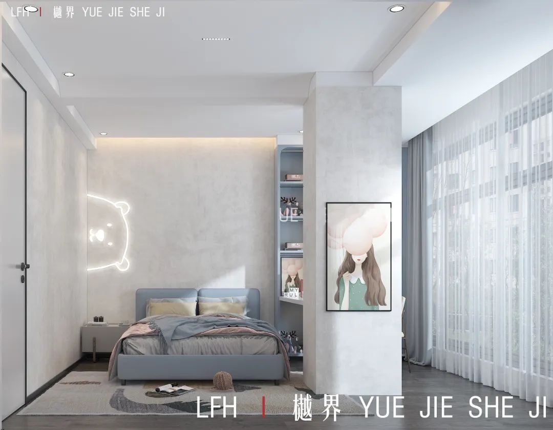 金谷苑现代轻奢复式设计丨LFH·樾界设计工作室-40