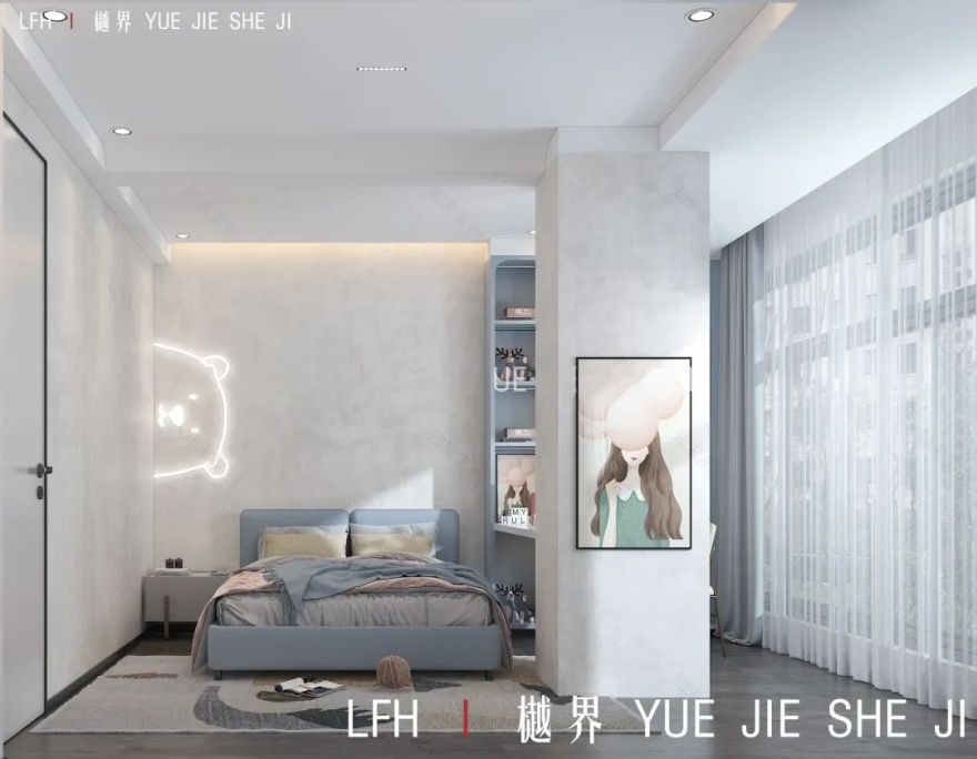 金谷苑现代轻奢复式设计丨LFH·樾界设计工作室-40