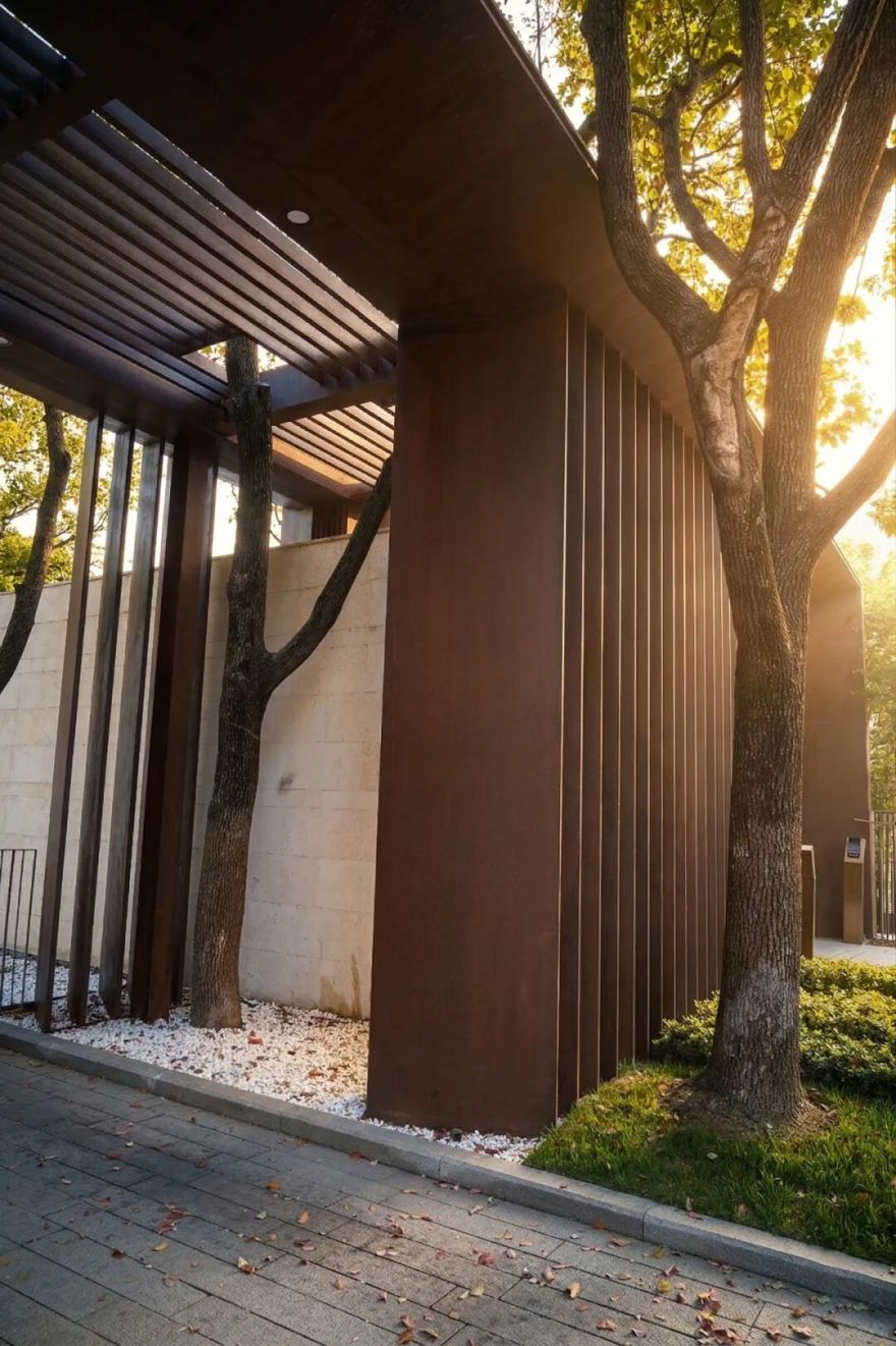 明园森林都市二期揽翠苑入口大门形象提升项目丨中国上海丨上海唯美景观-26