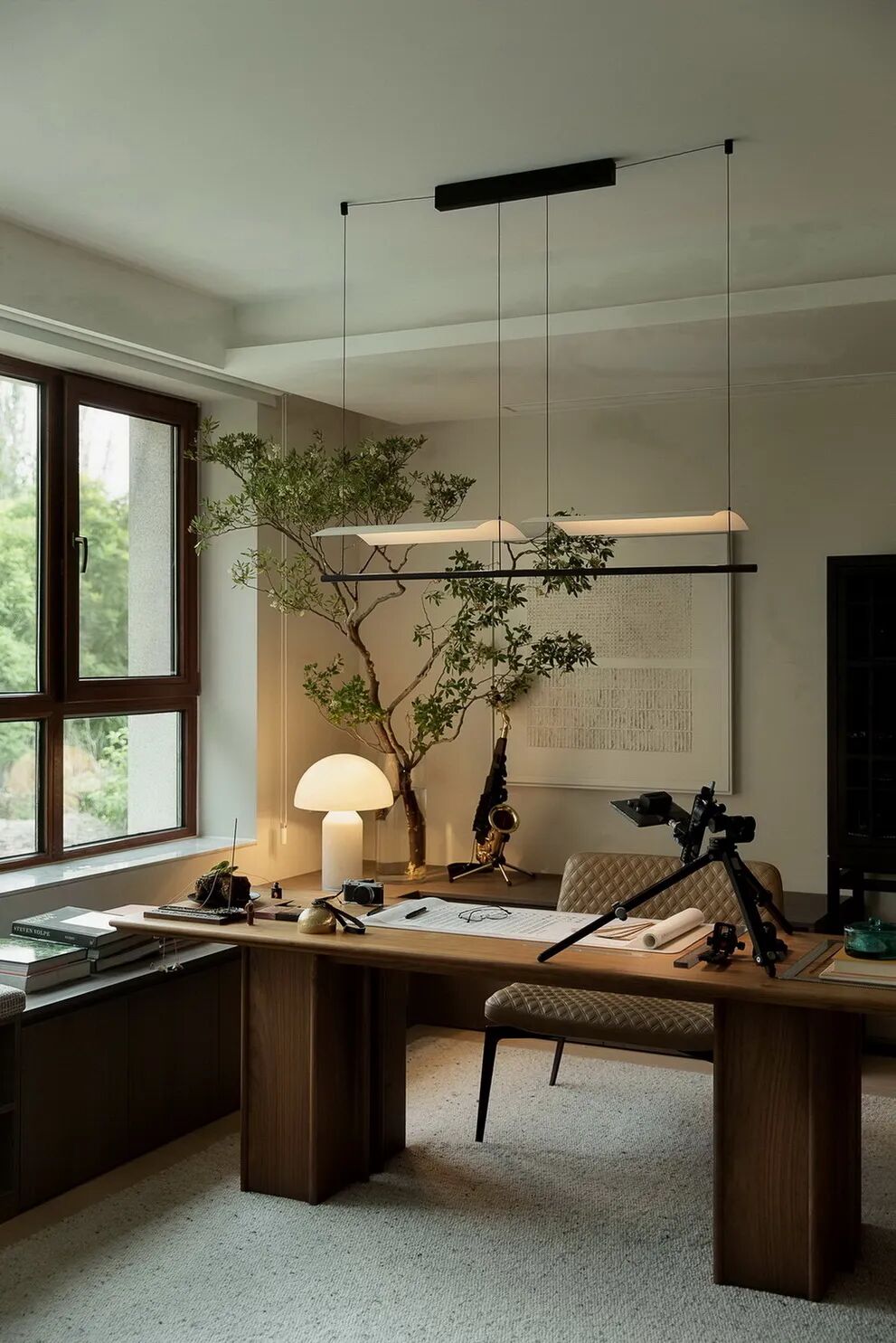 栖于自然与极简之间:一位服装设计师的治愈之家丨中国北京丨尚层装饰-75