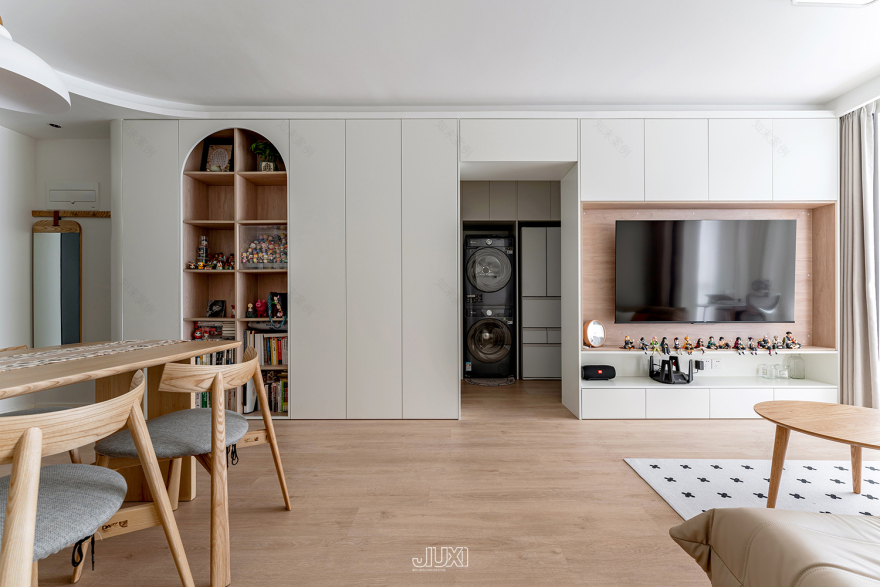 72㎡森系原木风小家设计丨中国北京丨久栖设计-17