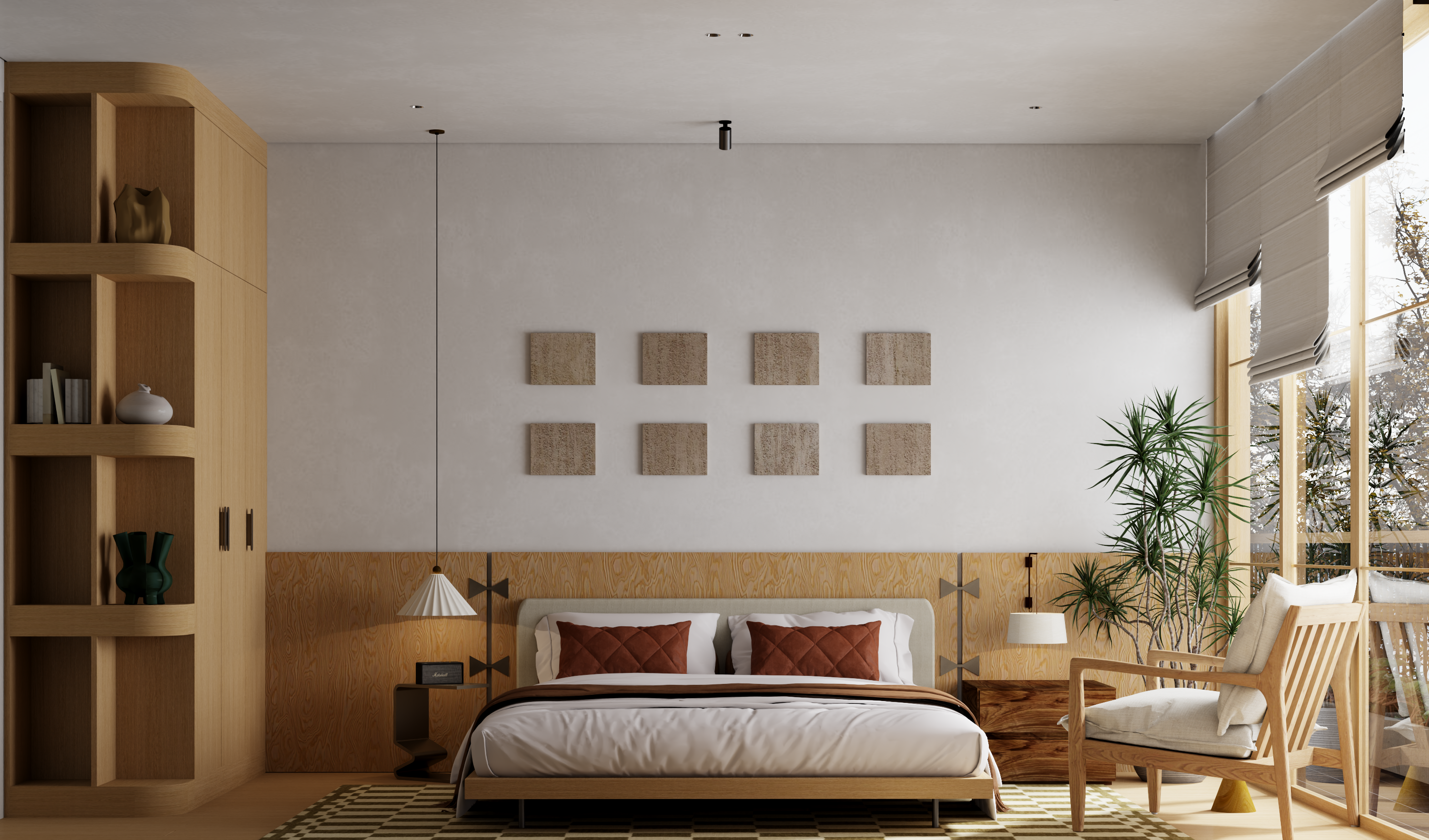 Bedroom - Dalat house - Concept design-4