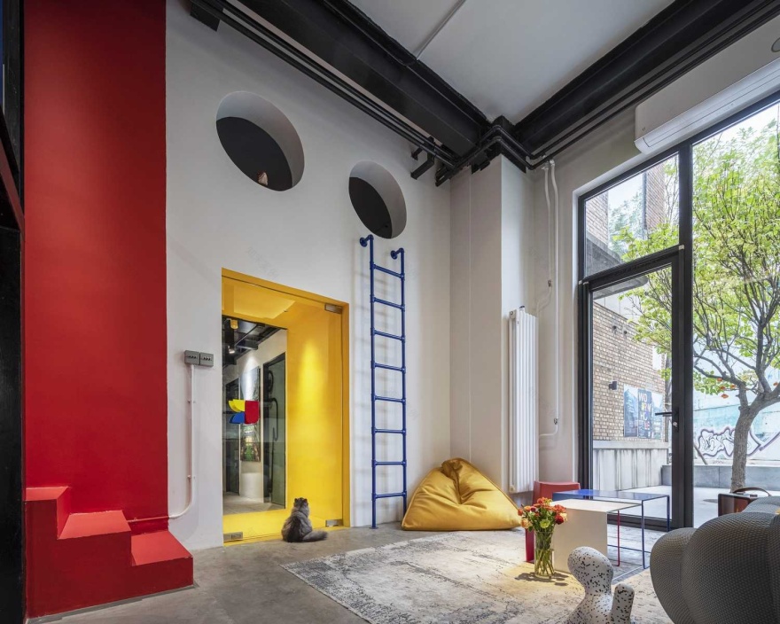 蒙德里安虫洞 UK Studio Office丨中国北京-11