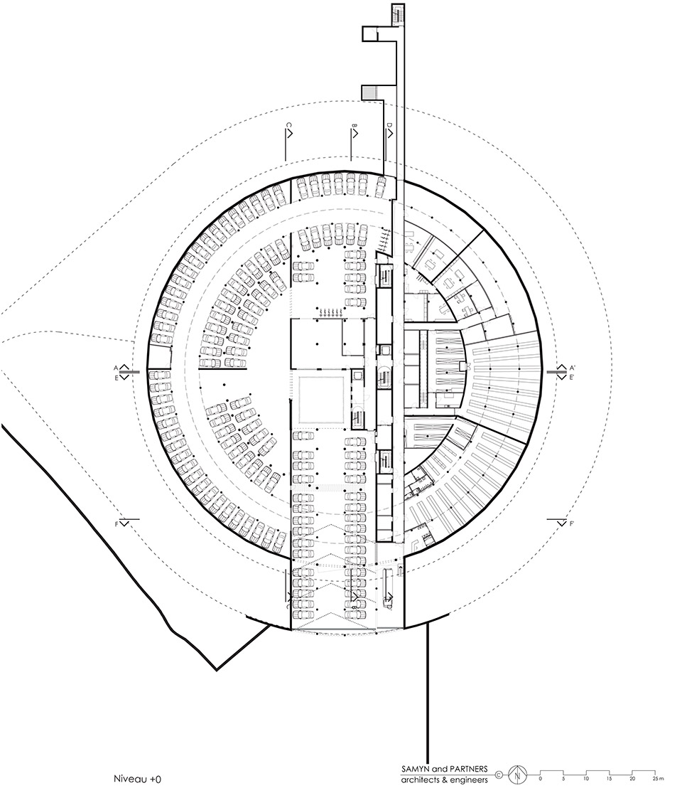 比利时圆形消防站 / Philippe SAMYN and PARTNERS-24