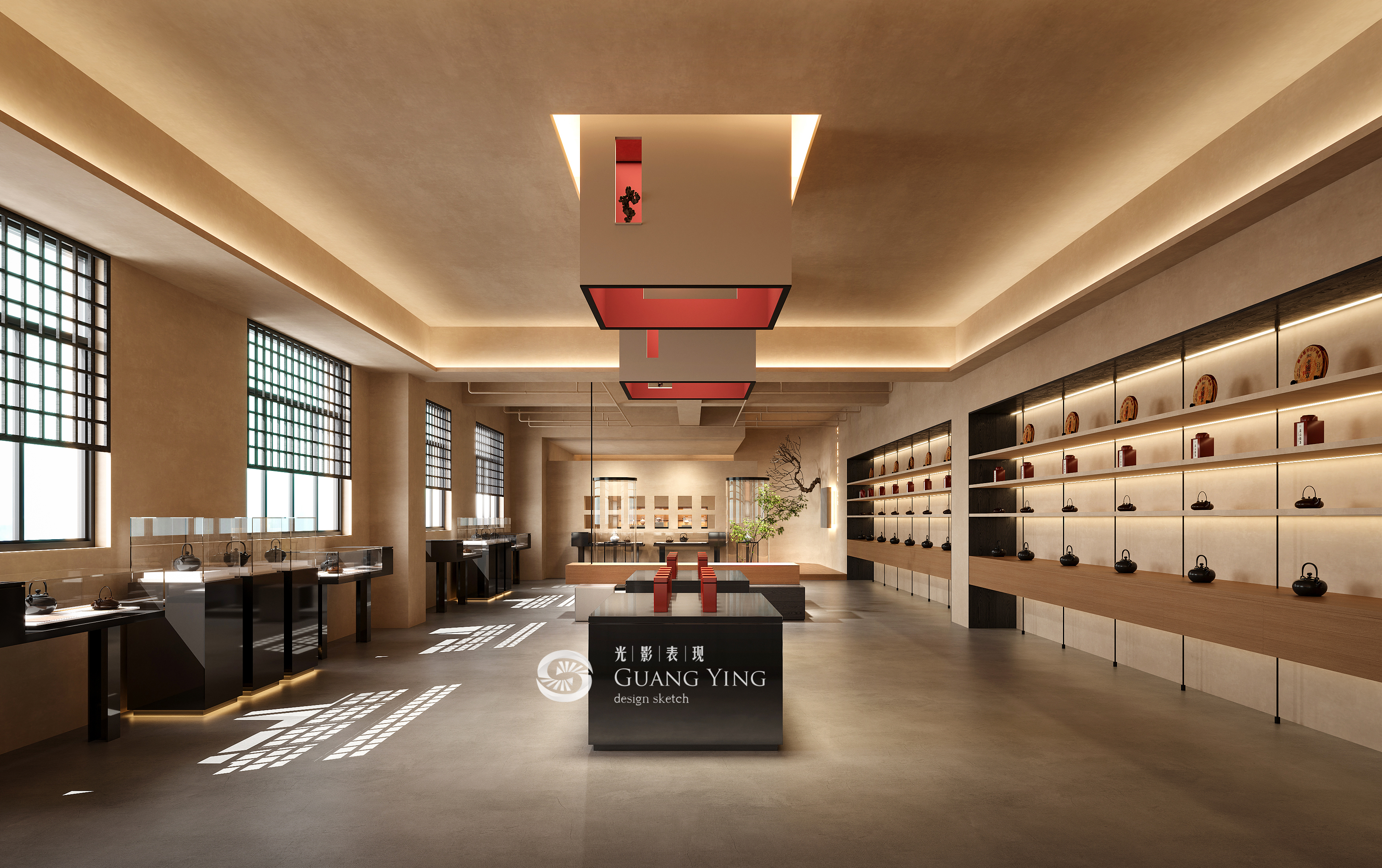 茶庄工装效果图-5