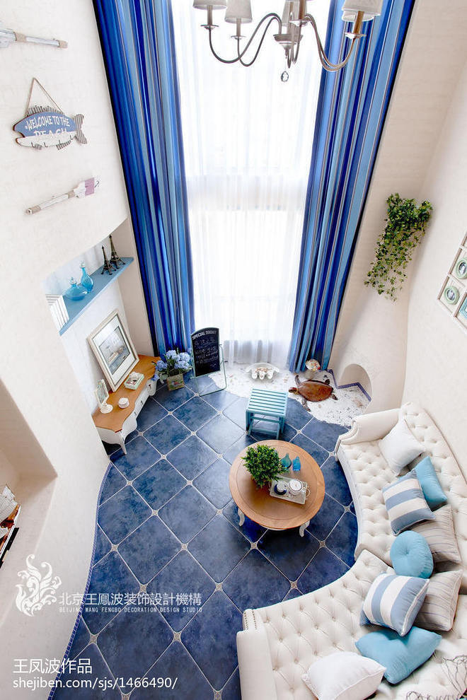 金石·香墅岭二期·清新地中海丨蒙古丨北京王凤波装饰设计机构-31