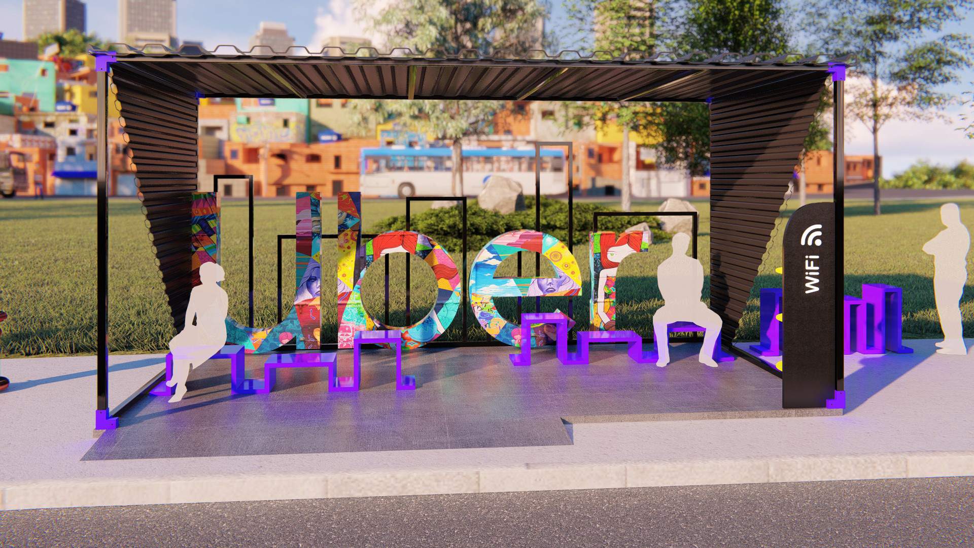 乌伯车站  圣保罗贫民窟丨巴西圣保罗丨Uber 和 InFavela-6